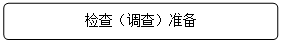 流程图: 可选过程: 检查（调查）准备