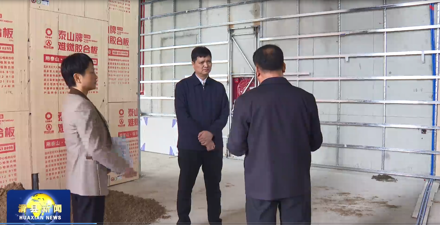 王军华调研企业发展和重点在建项目进展情况